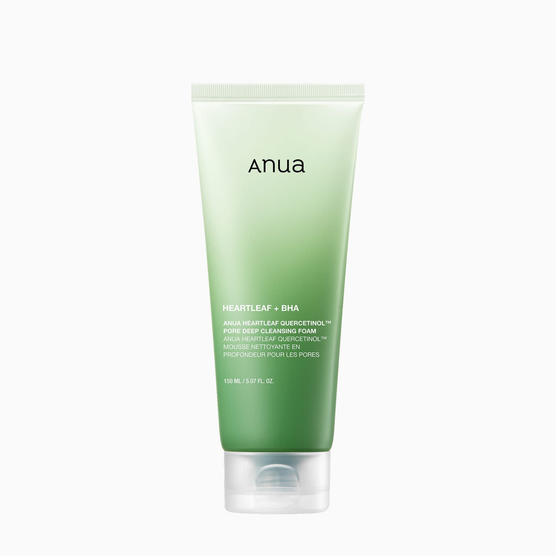 Anua Heartleaf Quercetinol Pore Deep Cleansing Foam, 150ml tube