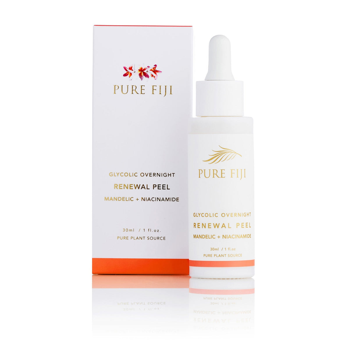 Pure Fiji Glycolic Overnight Renewal Peel with Mandelic + Niacinamide (1oz/30ml)