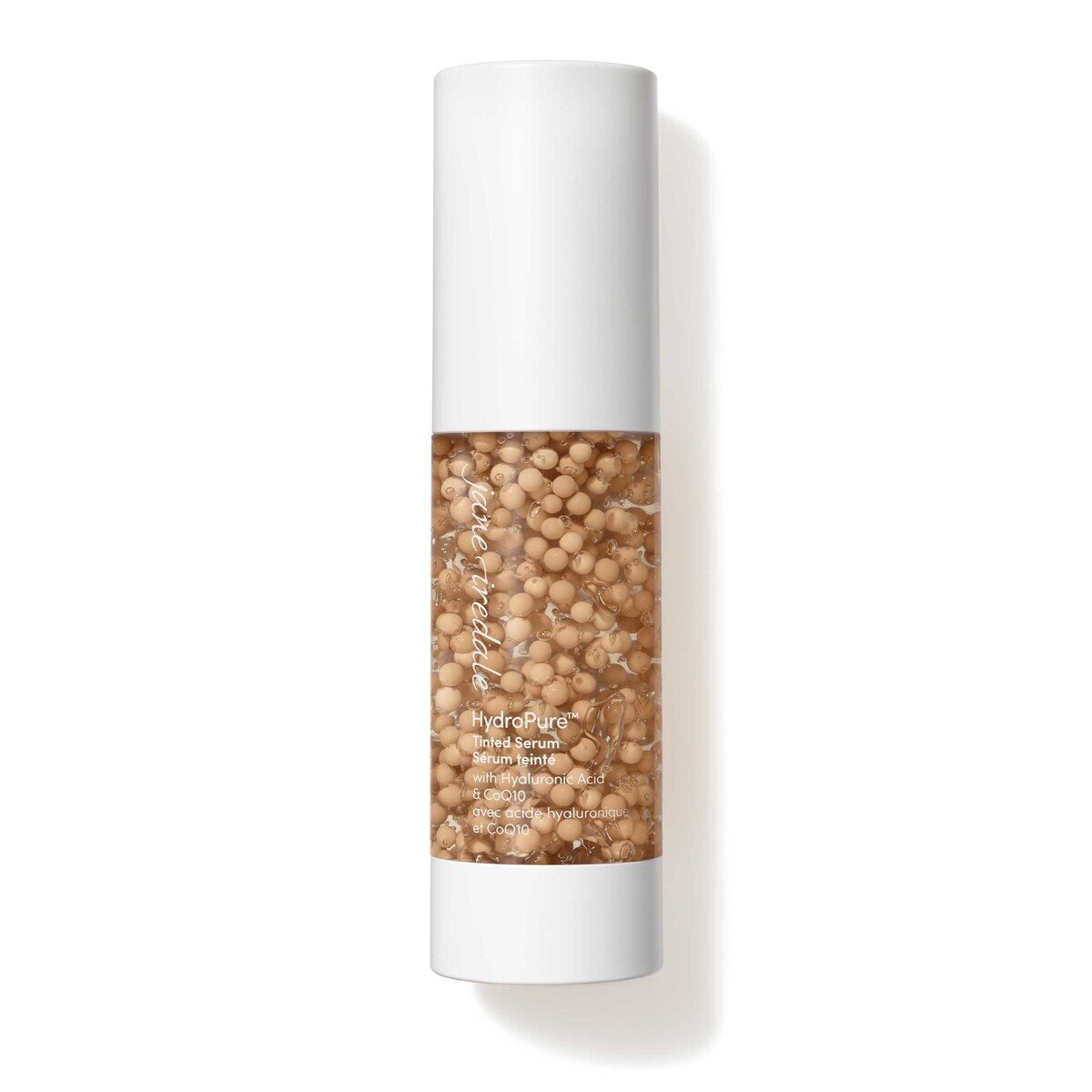 Jane Iredale HydroPure Tinted Serum with Hyaluronic Acid & CoQ10, shade Light, tube