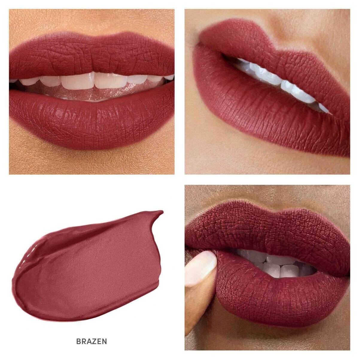 Jane Iredale Beyond Matte Lip Stain, shade Brazen, tube