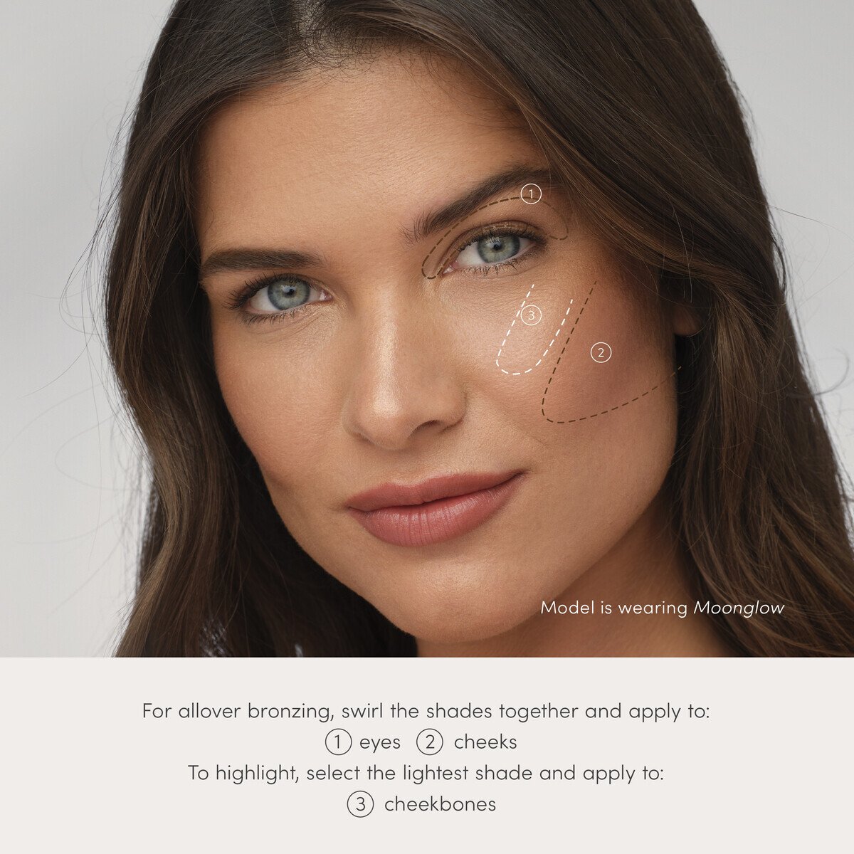Jane Iredale PureBronze Shimmer Bronzer Palette REFILL, shade Moonglow, tube