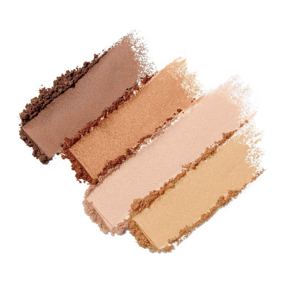 Jane Iredale PureBronze Shimmer Bronzer Palette REFILL, shade Moonglow, swatch