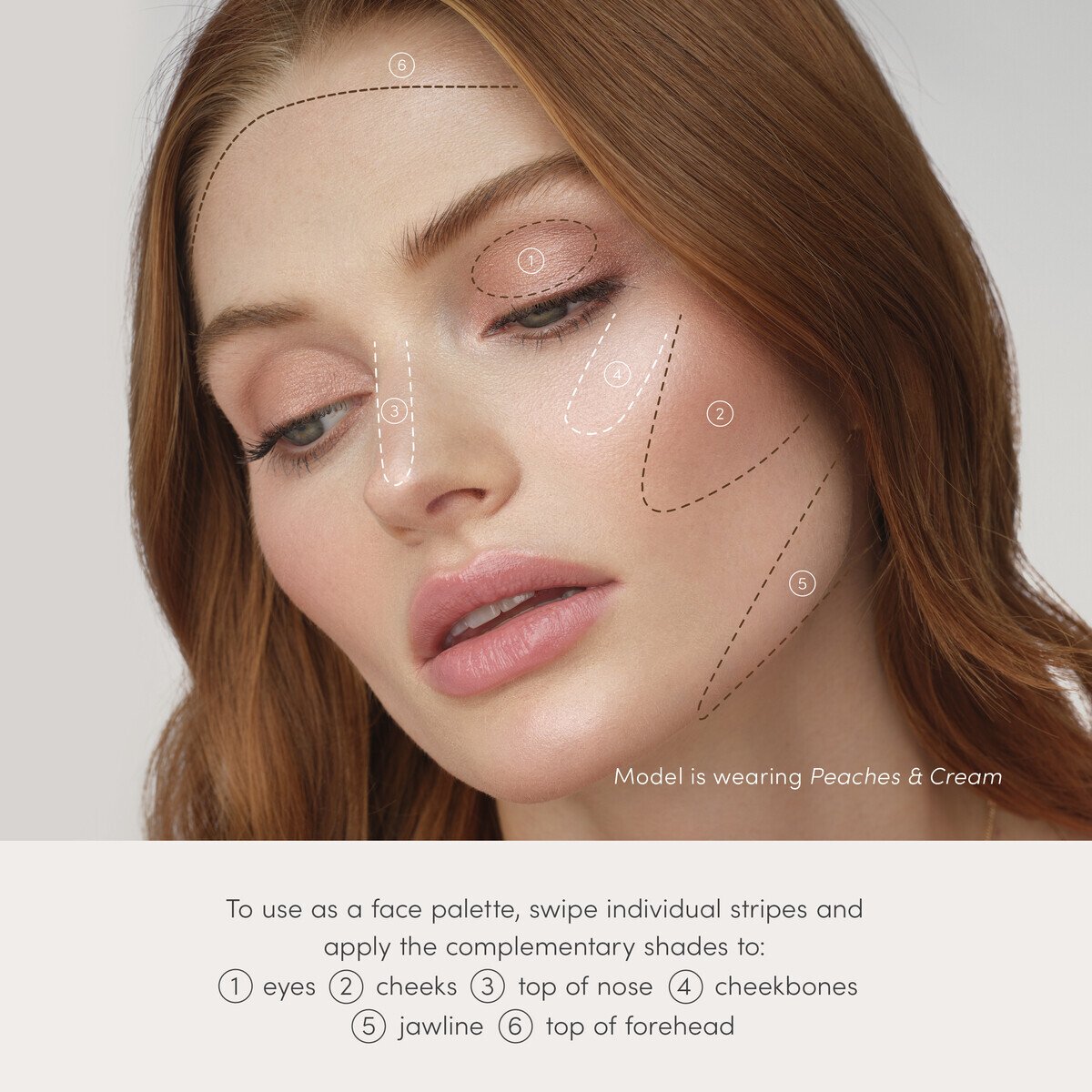 Jane Iredale PureBronze Shimmer Bronzer Palette REFILL, shade Peaches and Cream, tube