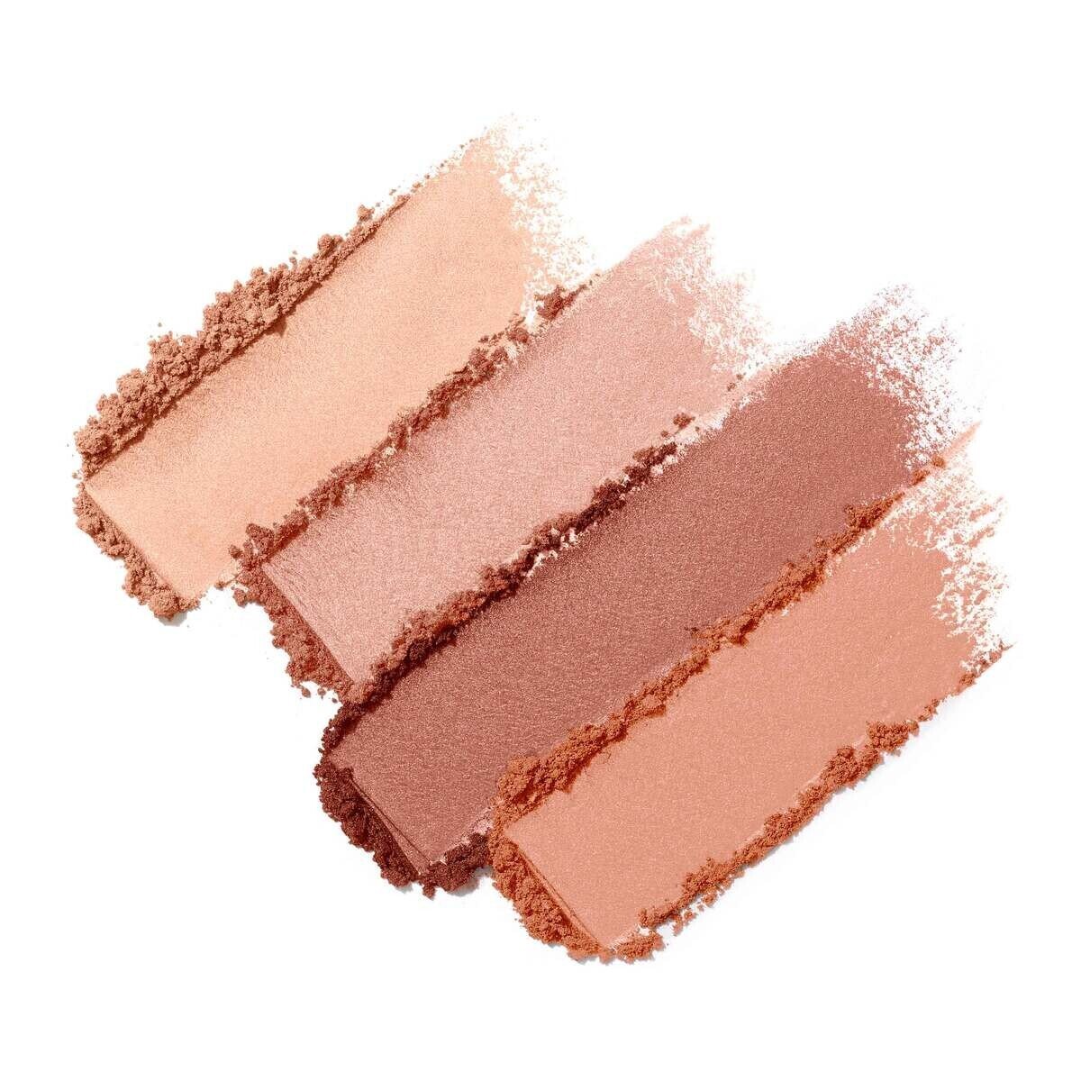 Jane Iredale PureBronze Shimmer Bronzer Palette REFILL, shade Peaches and Cream, swatch