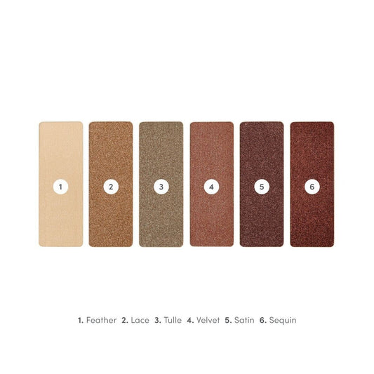 Jane Iredale PurePressed Eye Shadow Palette, shade Naturally Glam, tube