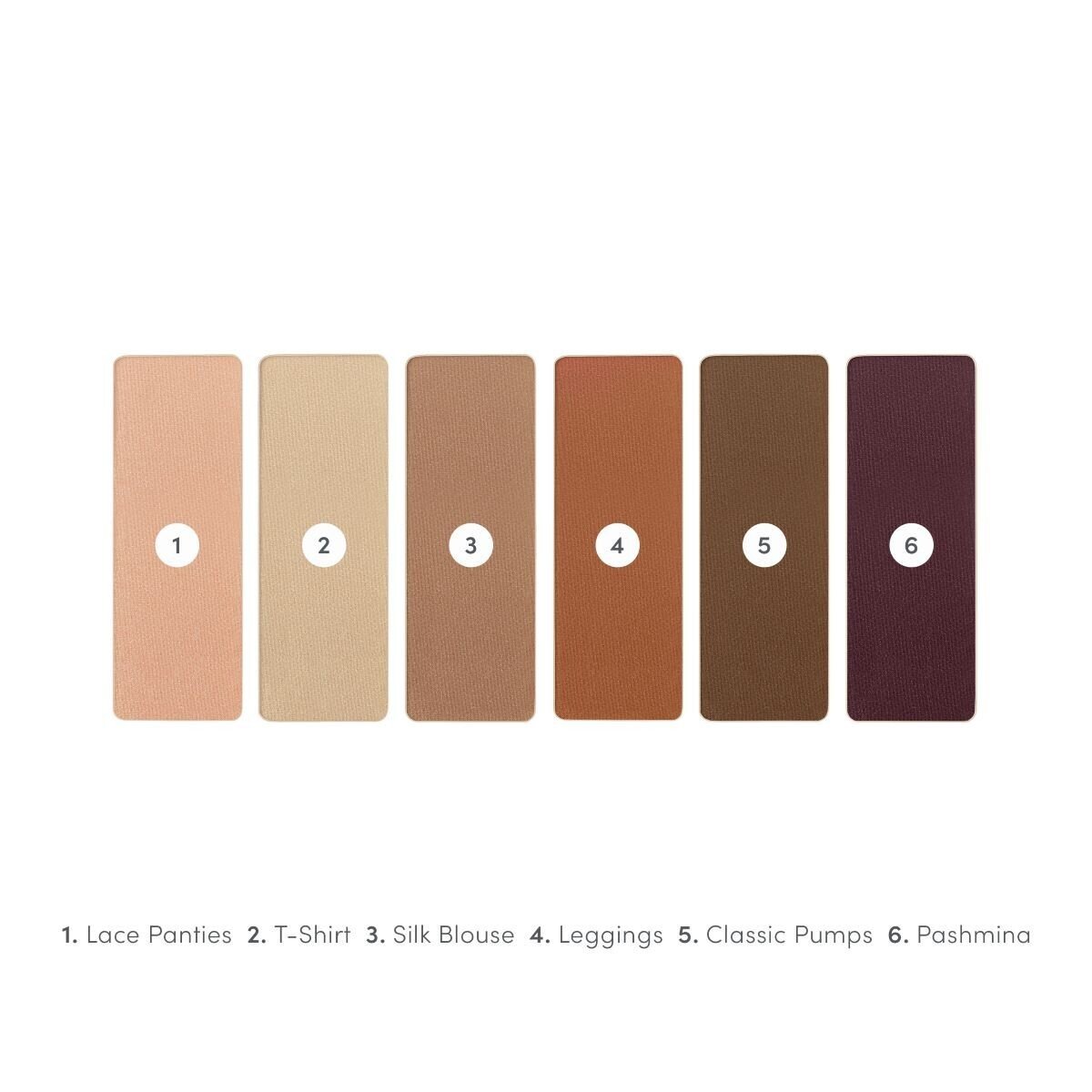 Jane Iredale PurePressed Eye Shadow Palette, shade Pure Basics, tube