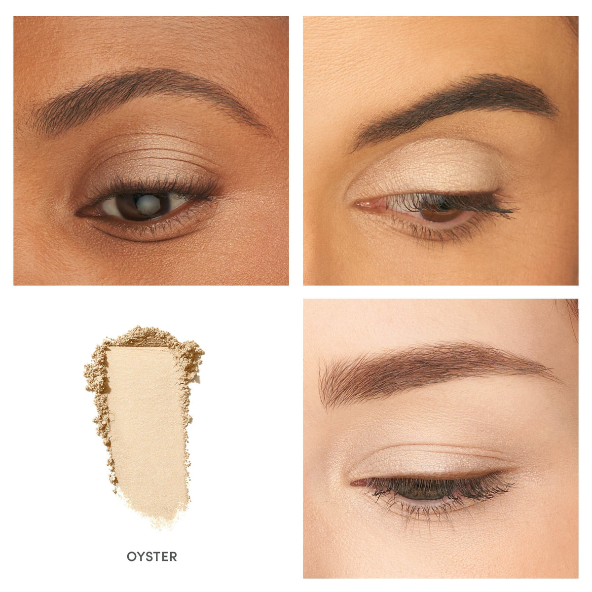 Jane Iredale PurePressed Eye Shadow Single, shade Oyster, tube