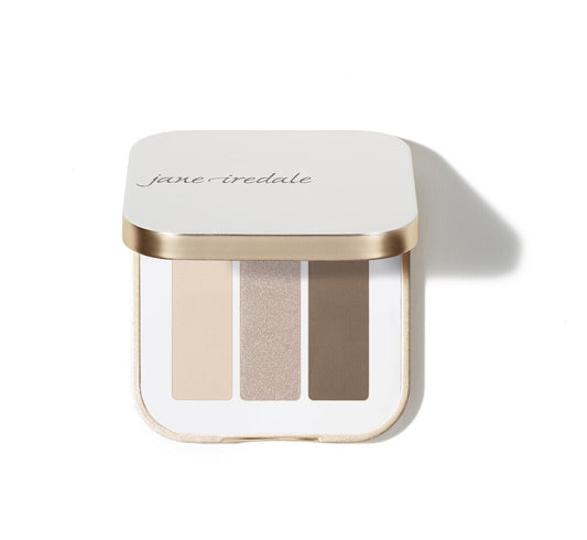 Jane Iredale PurePressed Eye Shadow Triple, shade Driftwood, tube