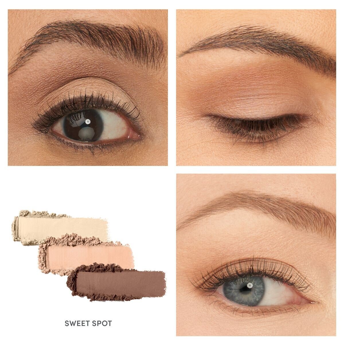 Jane Iredale PurePressed Eye Shadow Triple, shade Sweet Spot, tube