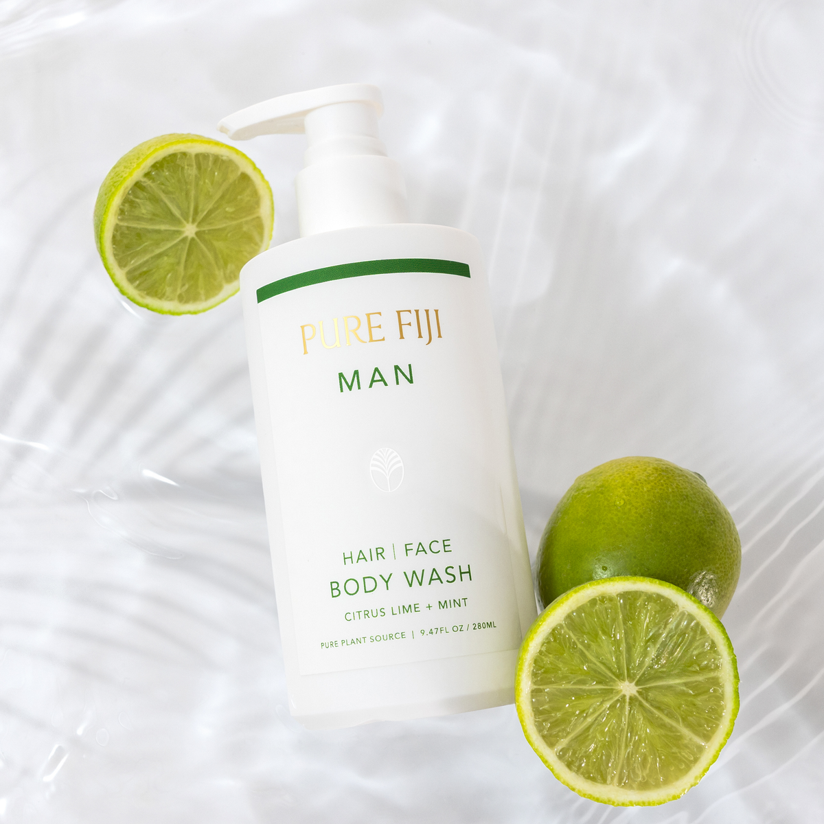 Pure Fiji MAN Hair Face & Body Wash (9.47oz/280ml)