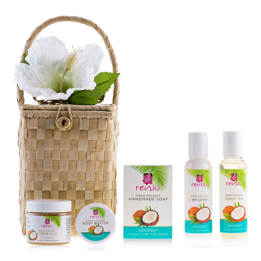 Pure Fiji Reniu Tropical Treat Basket