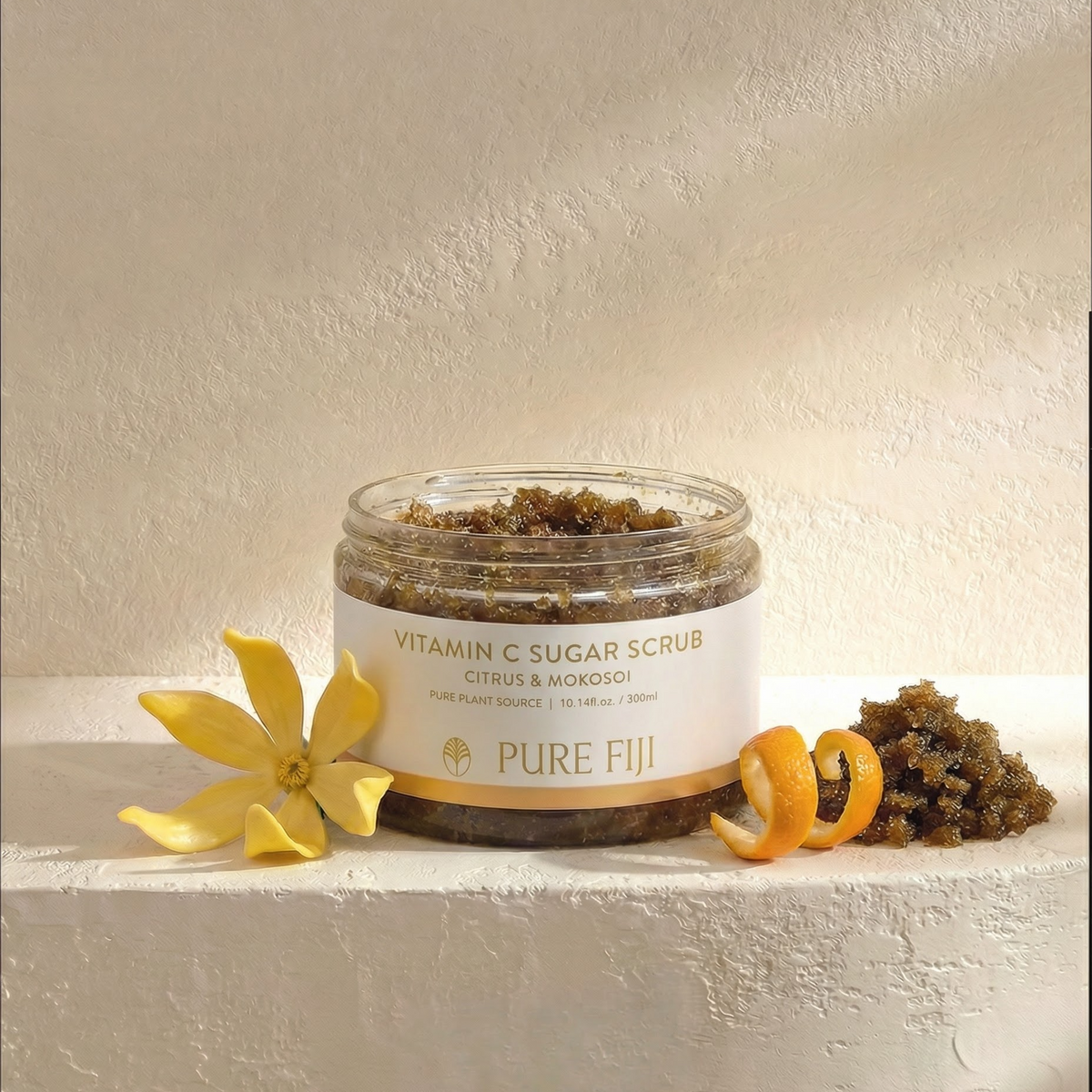 Pure Fiji Citrus & Mokosoi Sugar Scrub 300ml