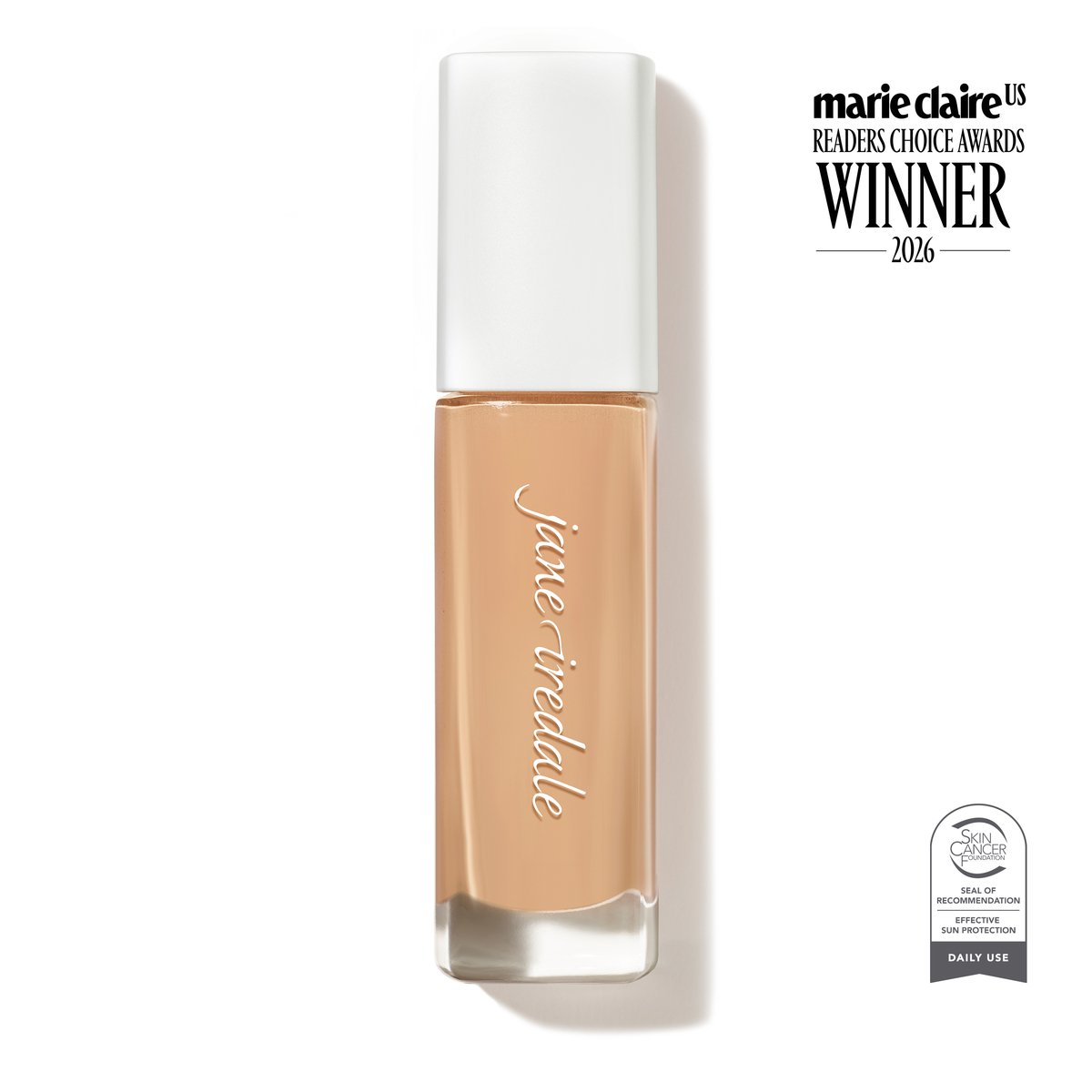 Jane Iredale Skintuition SPF 30 Radiance-Boosting Liquid Foundation, shade 24 Light, tube