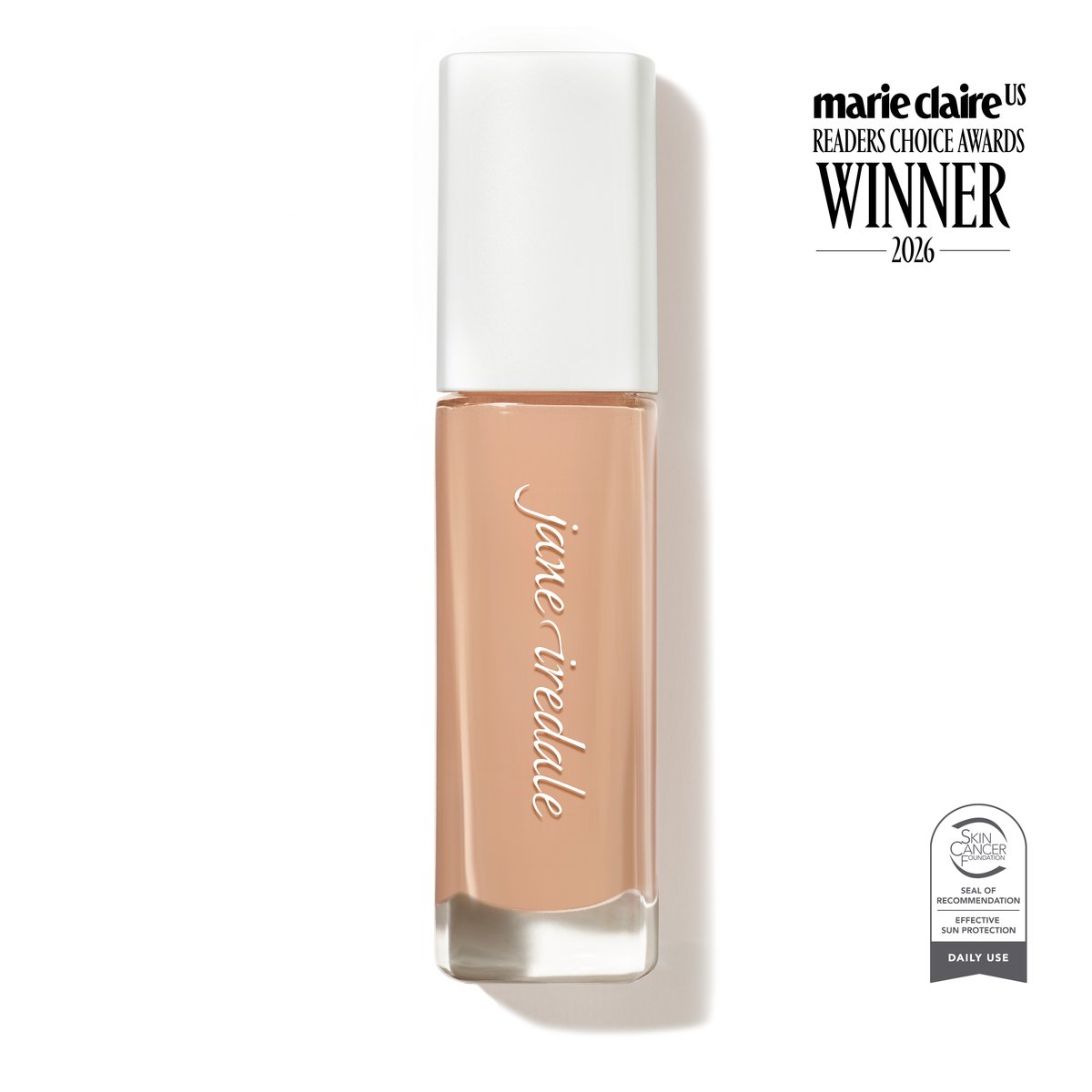 Jane Iredale Skintuition SPF 30 Radiance-Boosting Liquid Foundation, shade 26 Light, tube